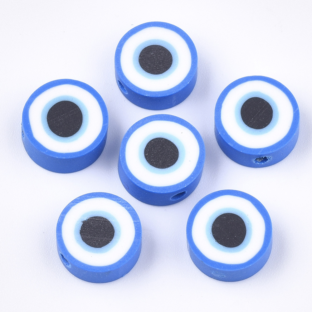 FIMO – OJO TURCO – 11x4mm – BLANCO- PAQUETE 100 UNIDADES